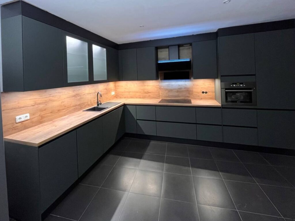 Küchenmontage Niederlande Nachher